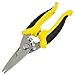 Aexit Yellow Black Hand Tools Plastic Coated Handle Multifunctional Scissors Shears & Scissors Shears 7