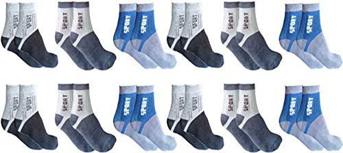 SS CLOTHINGMen's Cotton Ankle Length Socks (Pack of 12)
