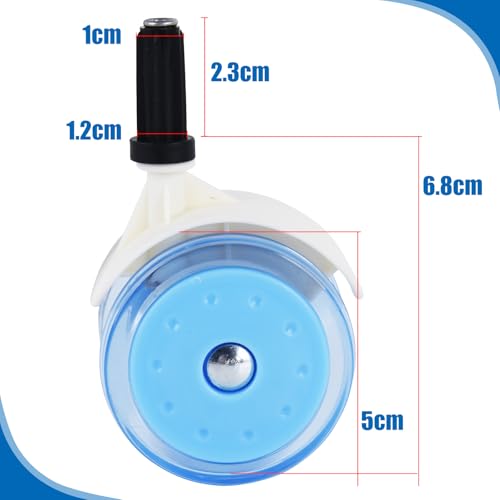 Wiojtry XBCL04 Baby Walker Wheels Replacement, Baby Walker Rubber Wheels Replacement Set Of 4 Baby Walker Accessories thumb #4