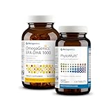 Metagenics Essential Wellness Duo: OmegaGenics EPA-DHA 10000 & PhytoMulti Without Iron - Daily Multivitamin for Overall Health & Aging - 60 Tablets