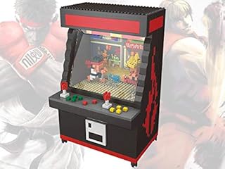 Street Fighter Arcade Game Model Building Block Set 1060pcs - Nano Micro Blocks DIY Toy for Kids (Normal)