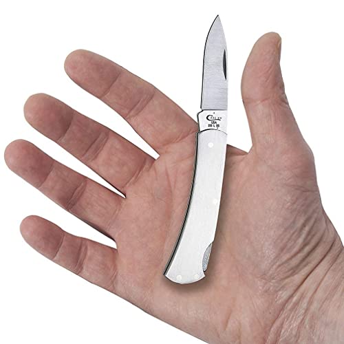 Image of Case WR XX Pocket Knife Brushed Stainless Executive Lockback Item #041 - (M 1225 L SS) - Length Closed: 3 Inches