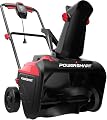PowerSmart 21" Corded Snow Blower with LED Light, Electric Snow Blower with 15 Amp Motor, 2100 RPM, 30 ft Throwing Distance