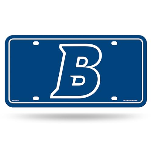 Rico Industries NCAA Brandeis Judges Metal Auto Tag 6" x 12" - Great for Truck/Car/SUV