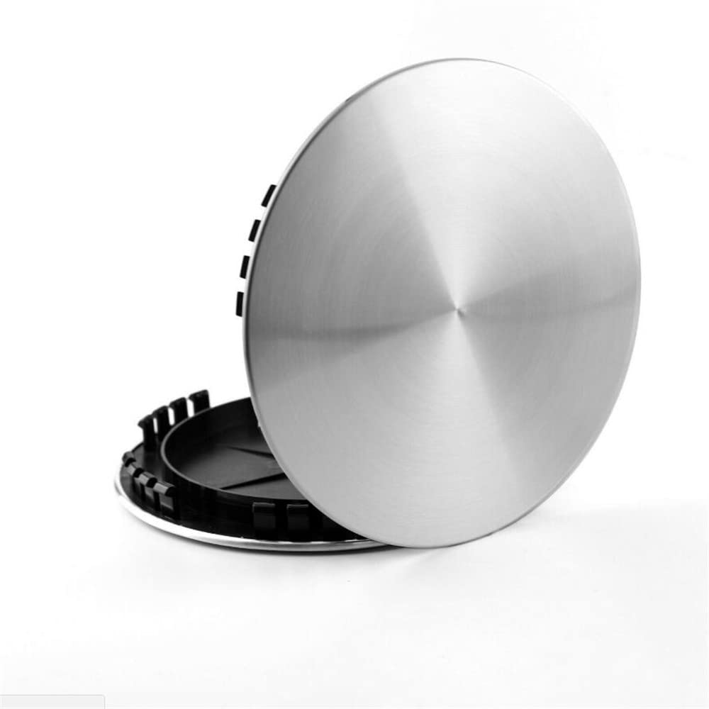 Forten Kingdom 1PC 200MM 7 7/8" Silver Brushed Aluminum Rim Wheel Hub Center Cap Hubcap Cover Fit for Chevy 1992-1999 16" 6 Lugs Aluminum Wheels 9593197 15650047