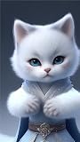 Nuevo 5D Diamond Painting Kit, Gato blanco Cuadro DIY Pintar con Numeros Adultos, Punto de Cruz Diamante Kit Completo para Niños Con Accesorios, Diamond Art para Decor de Pared del Hogar 80x140cm D383