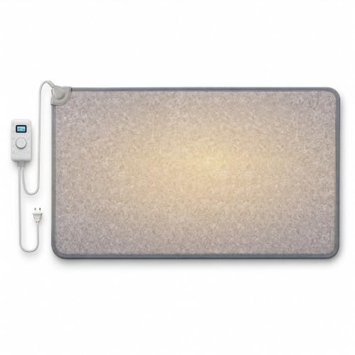 Mi-Heat Carbon Feet Heizteppich 55 × 110 cm, Infrarot-Heizmatte, 155 W
