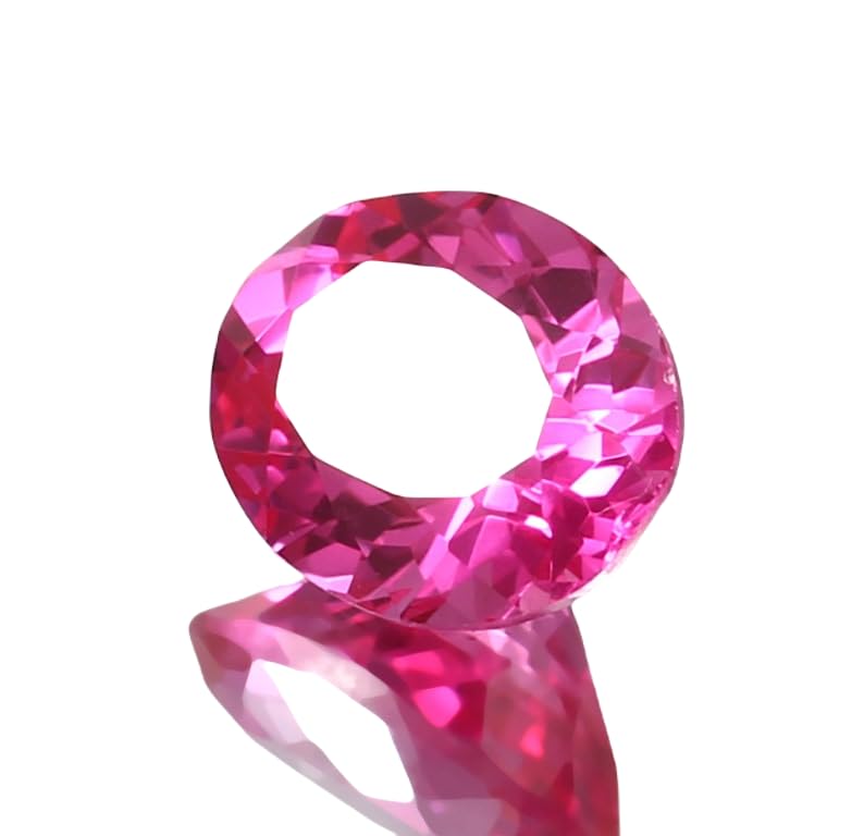 Saphir rose naturel ovale de 11x9mm pour création de bijoux uniques