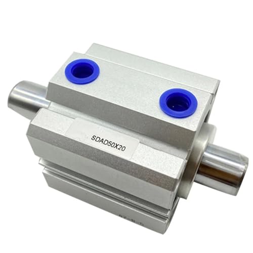 Vérin pneumatique compact pour outillage industriel SDAD32 alésage 32mm course 20mm