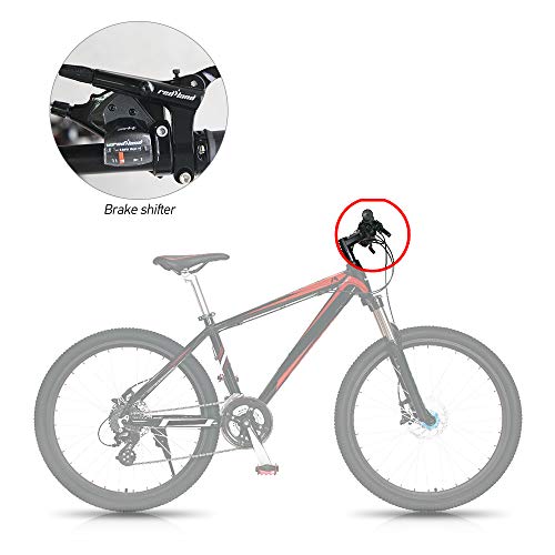Alavanca de freio, Romacci Alavanca de freio de mountain bike esquerda direita bicicleta Shifter Set