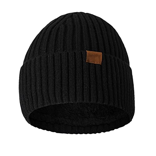 Chapéus de gorro para homens | Chapéu de lã de inverno algodão para homens,Gorro Masculino Gorro de