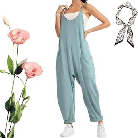 hwqsad Lahloya Maternity Jumpsuit, Lahloya Pregnancy Jumpsuit Maternity, Oversized Jumpsuit Cotton Romper (green,Large) Cover