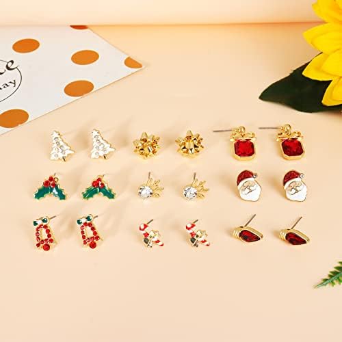 Christmas Earrings for Women Xmas Tree Cake Earrings Holiday Jewelry Christmas Outfits Stocking Stuffers Gifts for Women — 사진 2