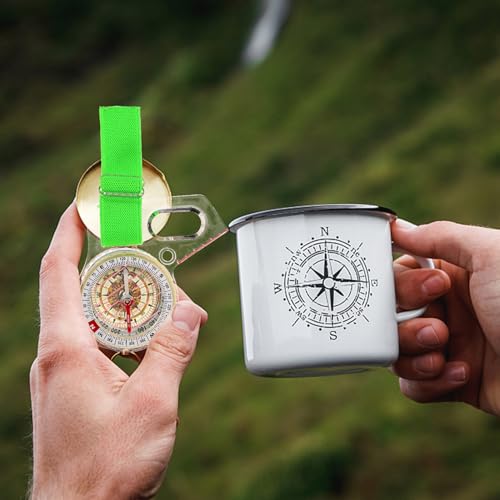 Brújula de tipo pulgar para camping y senderismo miniatura 7