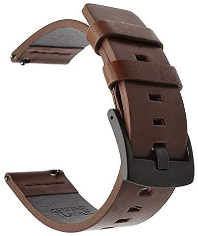 Bracelet montre cuir 20mm 22mm interchangeable pour Galaxy Watch et Gear S3
