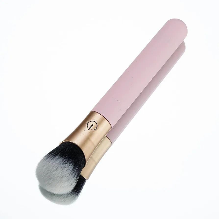 Makeup Brush with 10 Gears Vibration Frequency Soft Natural Hair, Black, Cosmetic Brush-picture-19