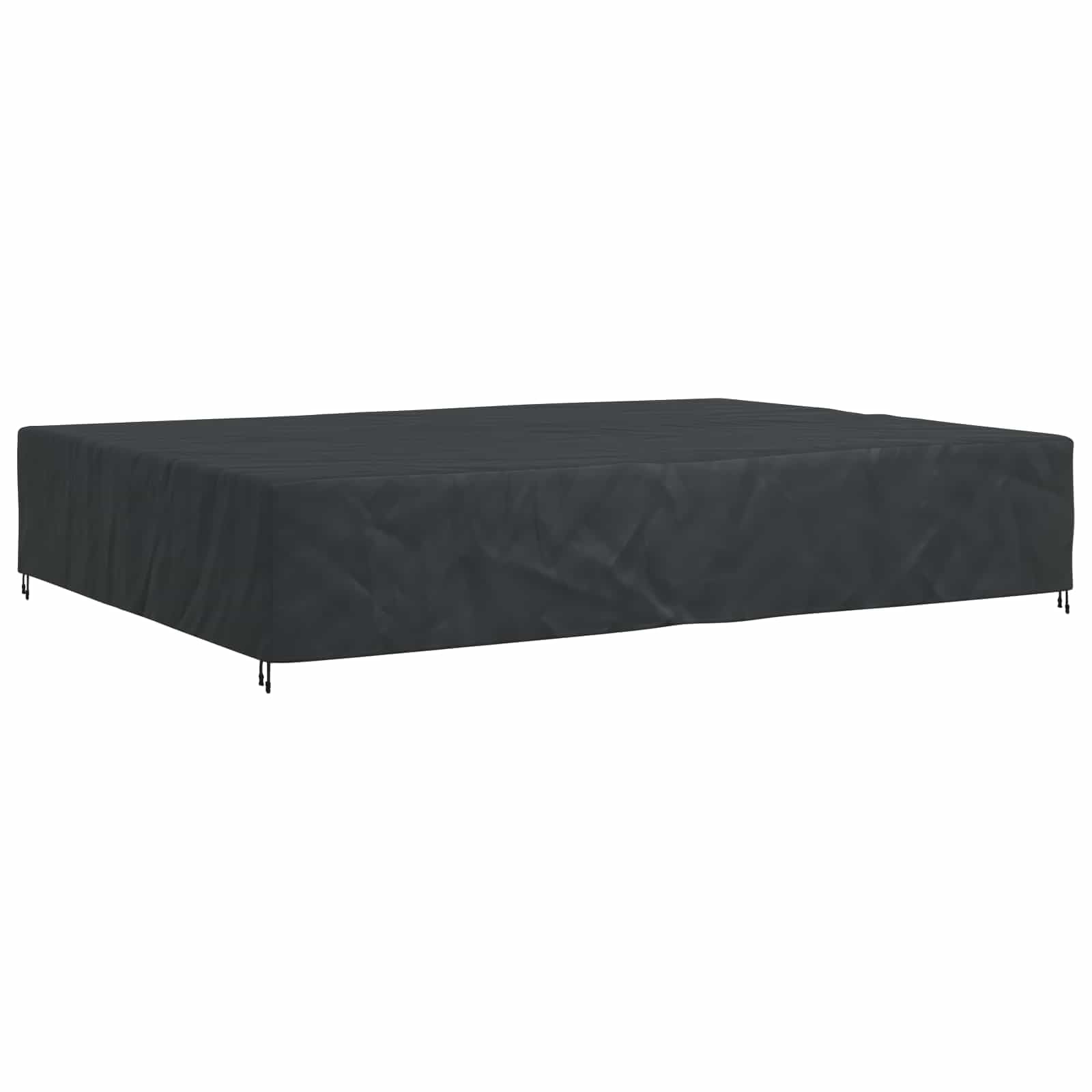 Knerpwd 420D Oxford Fabric Plain Black 420D Waterproof Furniture Cover 400 X 300 X 70 Cm For Indoor Outdoor Use