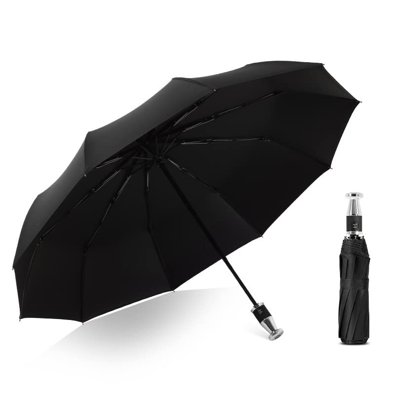Auto Open And Close Umbrella || 3 Fold Autometic Umbrella For Men And Women || Windproof And Waterproof Umbrella For Rain And Uv Protection (Pack Of 1)-image-7