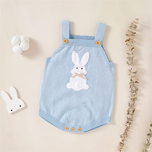 Baby Pullover Sweater Newborn Infant Knit Romper Cotton Sleeveless Boy Girl Rabbit Clothes Warm Bodysuit Fall Winter2
