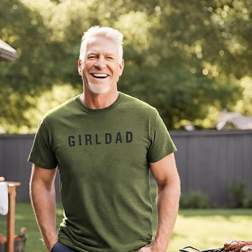 Tewmeu Girl Dad Shirt for Men Best T Shirt Gift for Daddy I Keep All My Father Jokes in A Dad-A-Base Shirt