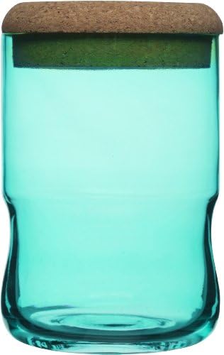 SEAglasbruk Aqua Jar with Cork Lid, Green