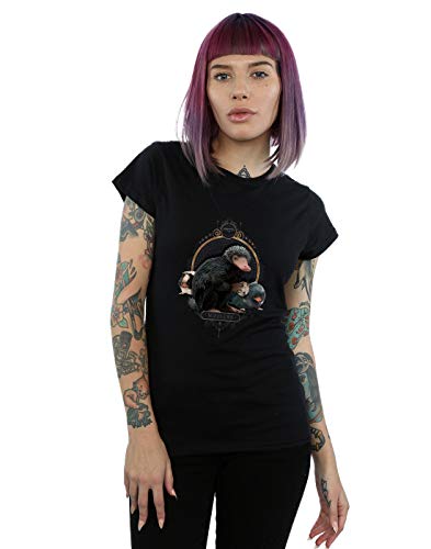 Absolute Cult Fantastic Beasts Women's Baby Nifflers T-Shirt Black X-Large