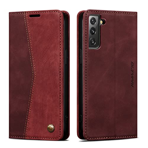 QLTYPRI for Samsung Galaxy S21 5G Wallet Case with Card Holders