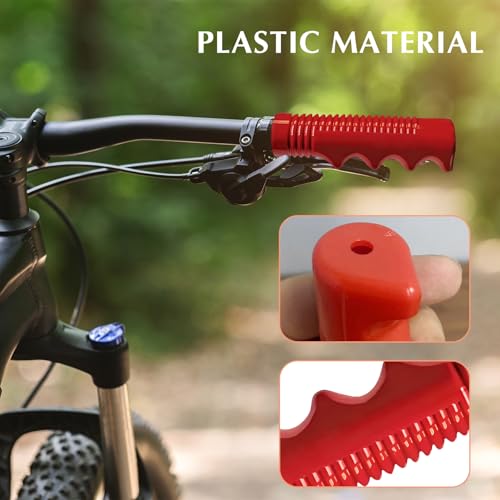 AGLOO 2 pares de manoplas de triciclo, guidão antiderrapante clássico com nervuras de 1,9 cm - Subst