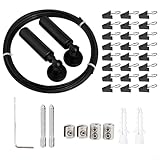 Funktionelle Wandhalterung Gardinenstange Set 5m Edelstahl für verschiedene Einrichtungsstile