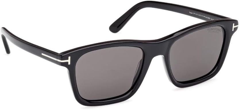 Tom Ford Barron Polarized Smoke Square Men's Sunglasses FT1179 01D 54