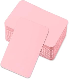 Jagowa 100 Blank Message Cards - Kraft Paper for Doodle & Ha