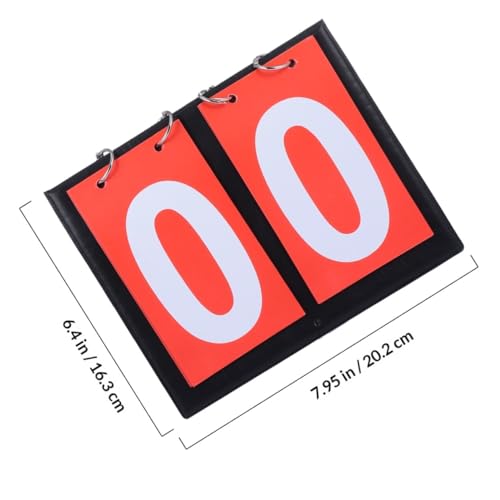 Marcador Manual 2 Dígitos para Baloncesto Rojo miniatura 2