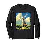 Experimenta el pasado con este viejo traje de molino de viento Manga Larga