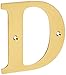 Deltana RL4D-CR003 4-Inch Residential Letter D House Board