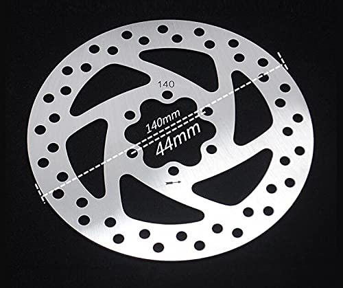 140MM Colorful Brake Disc for Ninebot F20 F30 F40 KUGOO M4 SPEEDWAY 4 ZERO 10 10X Electric Scooter Kaabo Mantis Brake Spare Part (140mm Silver)