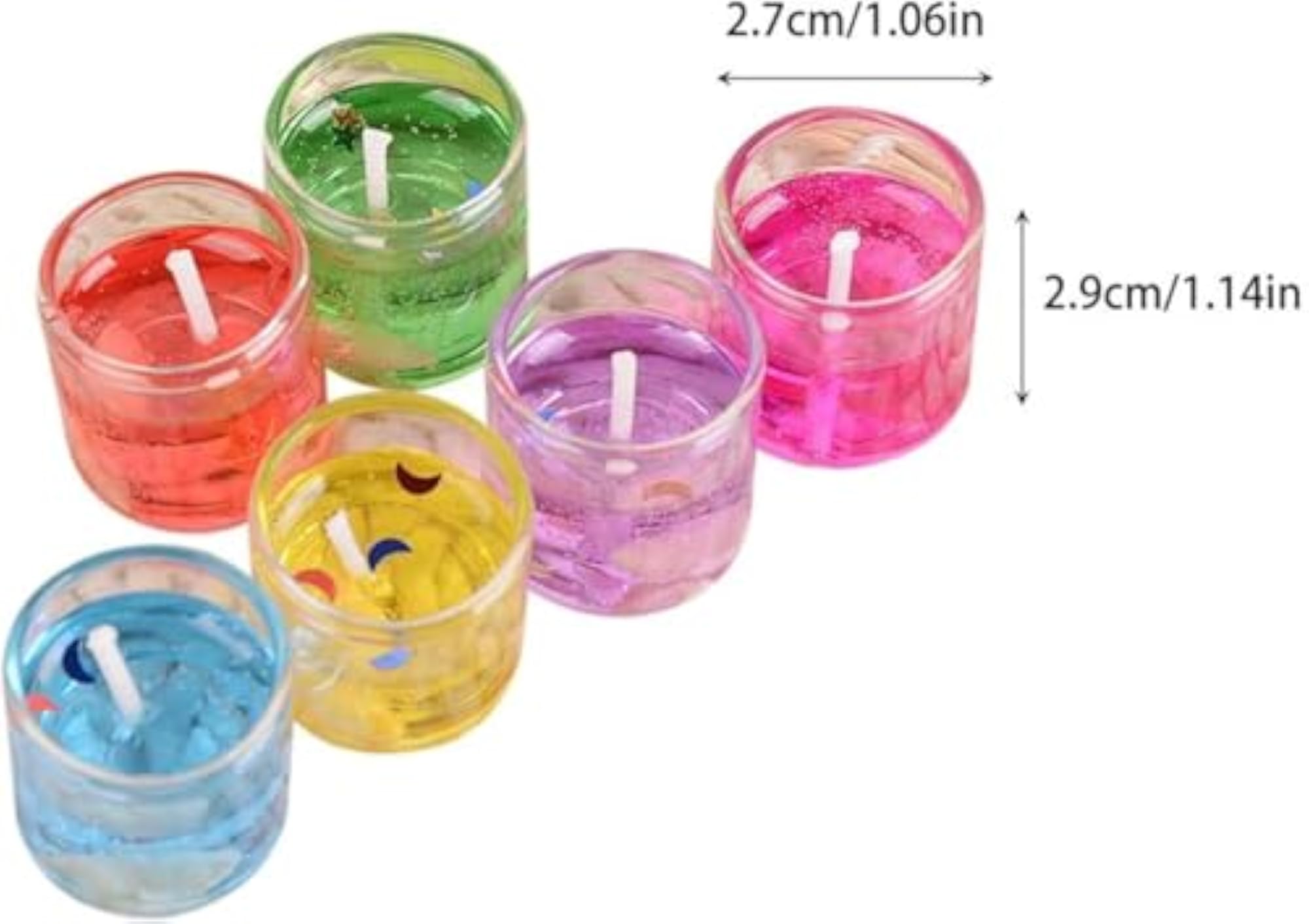 Unscented Jelly Candle, Aromatherapy Tea Lights