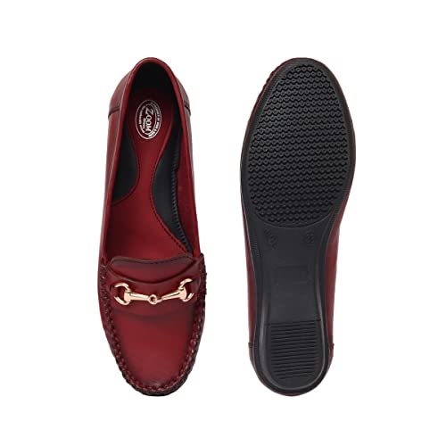 Image of Zoom Shoes Leather Casual /Formal Bellies for Women /Girls Adults Super Comfortable with Lightweight and Slip Resistant Sole SN-15