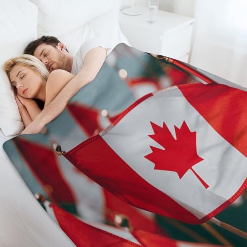 Couverture flanelle Canada pour cocooning canapé et nuits fraîches - 8