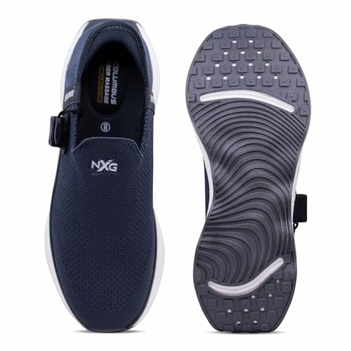 Image of Columbus FUTUREVIBE Foot Massager Rechargeable Mens Shoe| Sports Shoes|Walking Shoes|Moccasin Shoes for Men