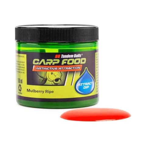 Tandem Baits Carp Food Attract Dip Ripe Mulberry Carp Attractor Fishing Bait Cover