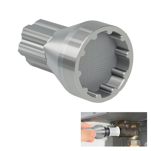 Brolena 3-in-1 Inlet Filter Removal Tool Compatible with Rinnai Water Heaters, Works with Power Drivers, Wrenches & Hand Grip, Water Heater Cleaning Tool for Easy Filter Maintenance - image 6