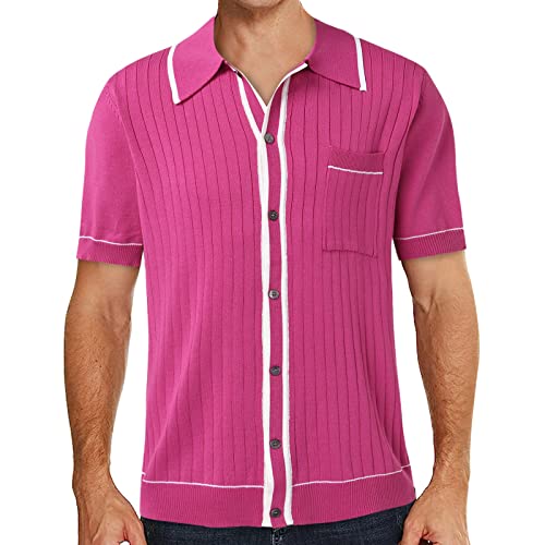 T-Shirt à Manches Courtes Hommes pour le Week-end et Pack Polos