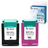 Rendimiento: 1x 901XL negro 15ml, 1x 901XL Colors (Tricolor (C / M / Y) 13ml; negro 700 páginas, colores 160 páginas (5 % de cobertura en una página de tamaño A4/carta)