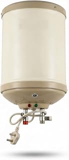 Lambent 𝟏 𝐘𝐞𝐚𝐫𝐬 𝐖𝐚𝐫𝐫𝐚𝐧𝐭𝐲 50 Litre Storage Water Heater Fast Heating Energy Saving Metallic Geyser for Home Bathroom Smart Thermal Safety Rustproof Tank