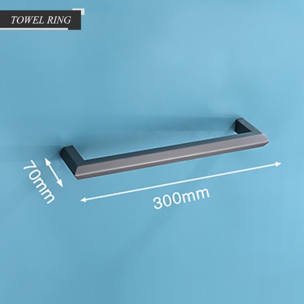 Mydelniczki, szary wieszak na ręczniki Uchwyt papier toaletowy Wieszaki szlafroki Regał do przechowywania, mydelniczka(2 Pcs Robe Hooks)
