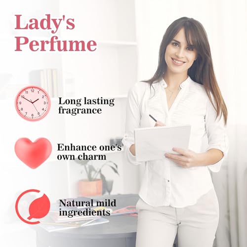 5 Stück Pheromone Perfume Woman, Roll-On Pheromone Parfüm Damen, Pheromonparfüm, Auslaufsicher Mini Perfume Set für Frauen, Verstärkter Duft Parfüm mit Pheromonen