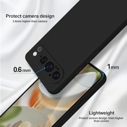 GiiYoon Case Compatible with Google Pixel 9 Pro, Silky-Soft Touch Full-Body Protective Phone Silicone Case - Image 3