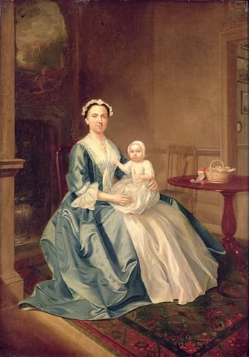 Pintura al óleo clásica de Arthur Devis para dar elegancia al salón o despacho 60x90cm