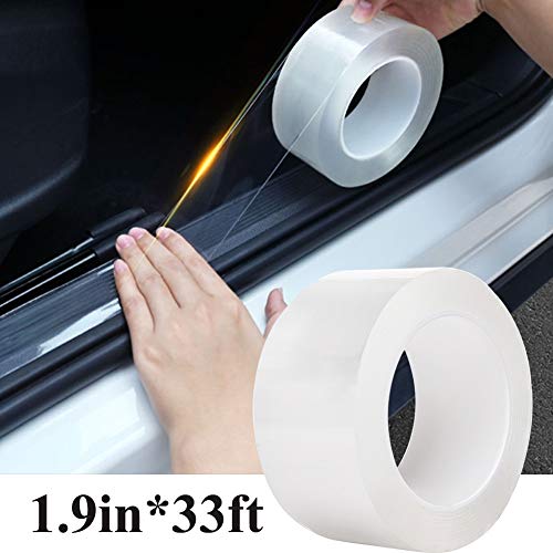 TYLife Car Door Edge Guard Clear,Anti-Collision Fits,Door Entry Guards Scratch Cover for Most