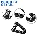 PRO CAKEN Motorcycle Rear Brake Pedal Step Plate Compatible with 125-501 TC TX TX FC FE FX FS SX SXF EXC EXCF XC XCW XCF TPI 2016-2022,Black